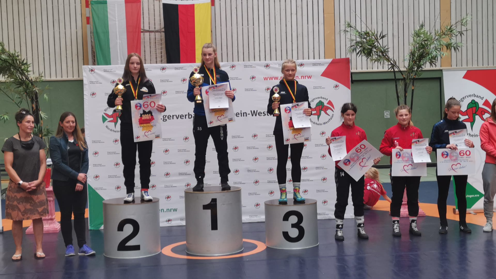 Annalena Pohl Deutsche Meisterschaften Siegerehrung dritter Platz